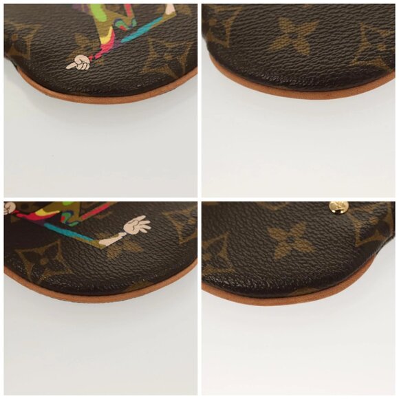 LOUIS VUITTON Monogram Hand Porte Monnaie Ron Coin Purse LV Auth - Picture 16 of 16